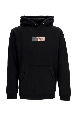 Svart Herrhoodie med Nermal Design