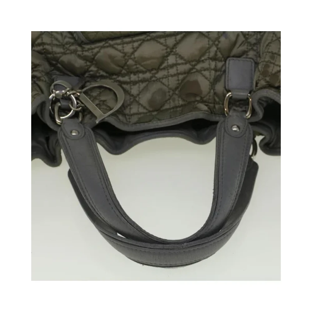 Dior Vintage Pre-owned Nylon handbags Green Dames