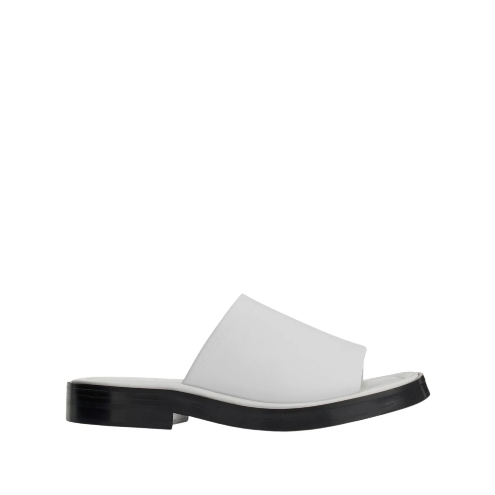 Salvatore Ferragamo Vita Läder Slip-ins White, Dam