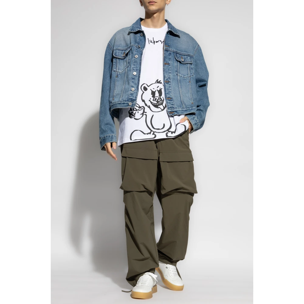 Iceberg T-shirt met logo White Heren