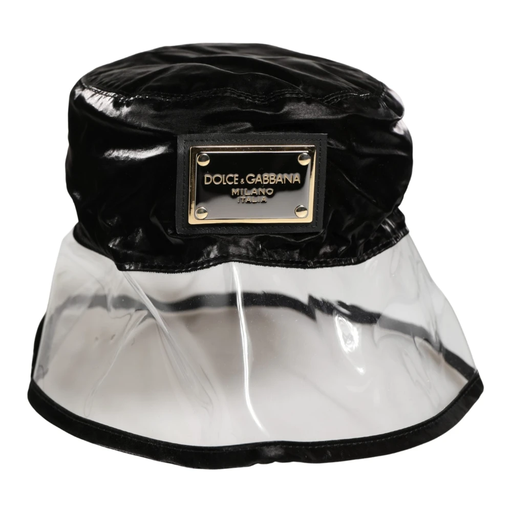 Dolce & Gabbana Unisex Black Fisherman Hat - Accessories - One Size - Accessories
