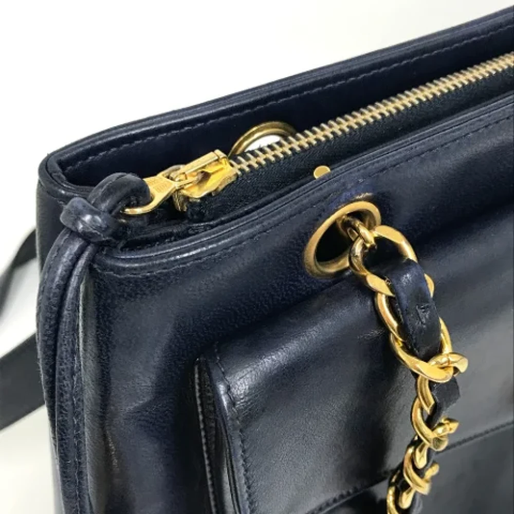 Chanel Vintage Pre-owned Fabric chanel-bags Blue Dames