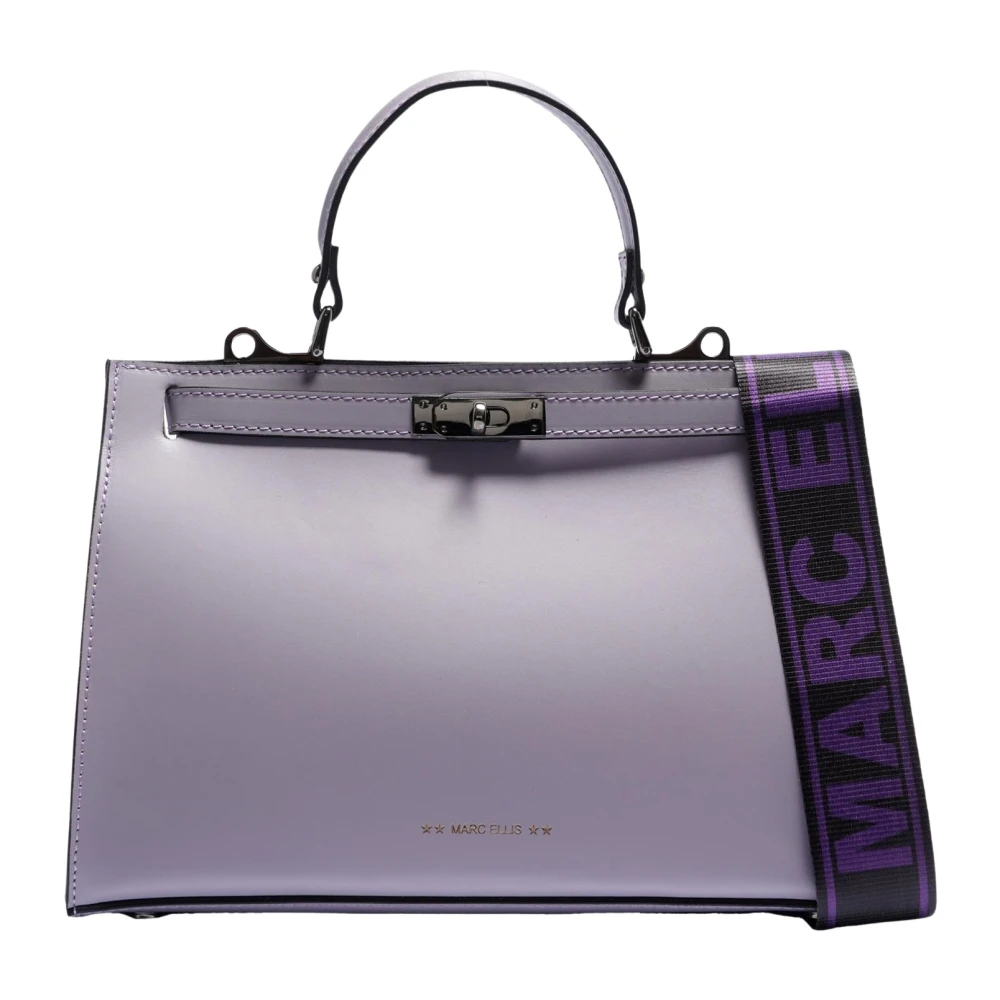 Marc Ellis Lila Queen Leren Schoudertas Purple Dames
