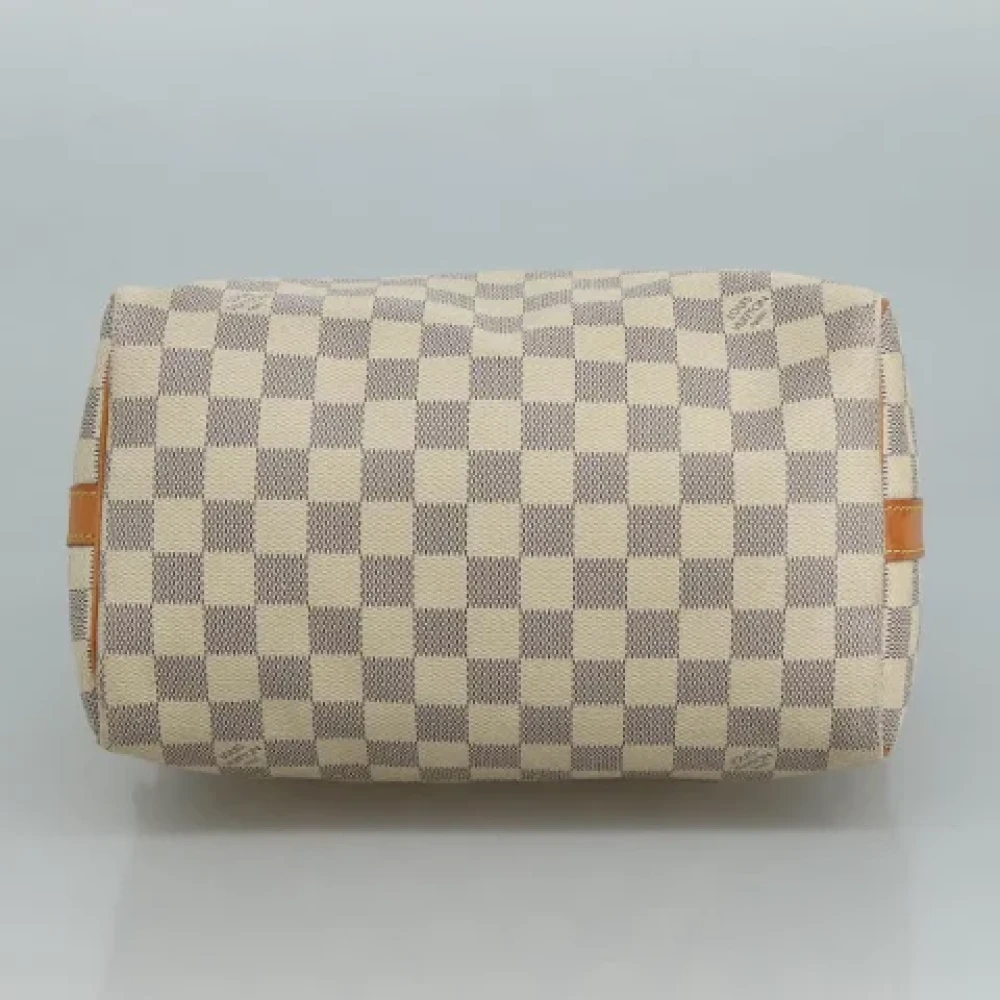 Louis Vuitton Vintage Pre-owned Canvas handbags White Dames