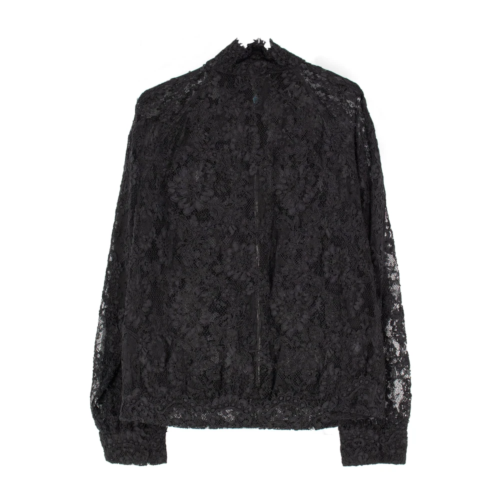 Ermanno Scervino Kanten Bomberjack Black Dames