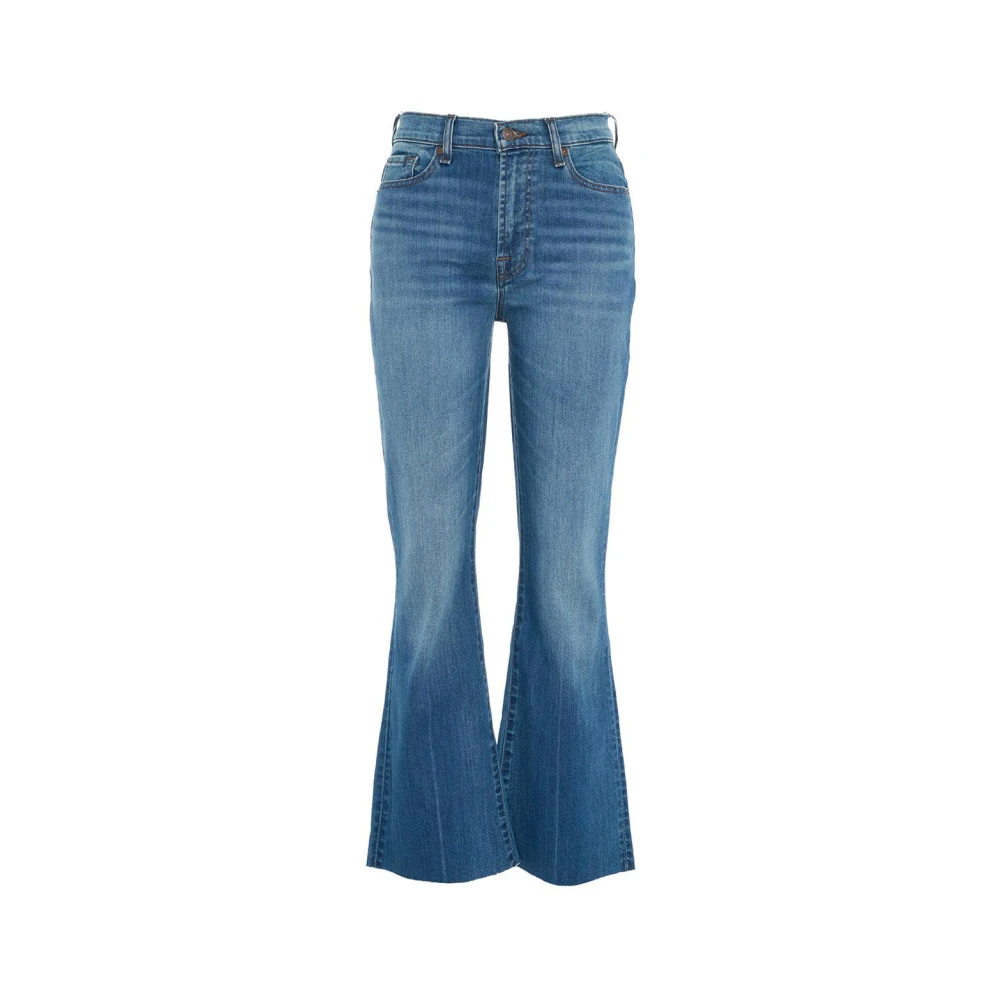 7 For All Mankind Wijde jeans met riemlussen Blue Dames