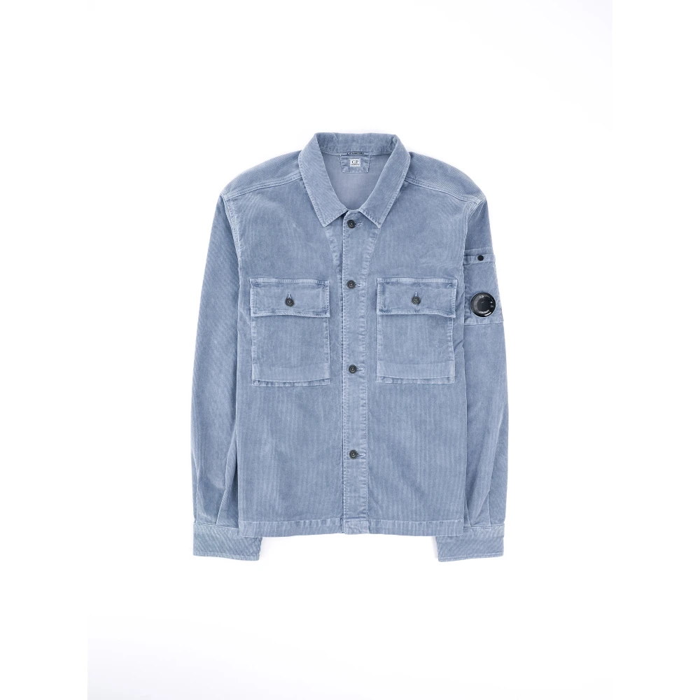 C.P. Company Vintage Corduroy Overshirt Blue Heren