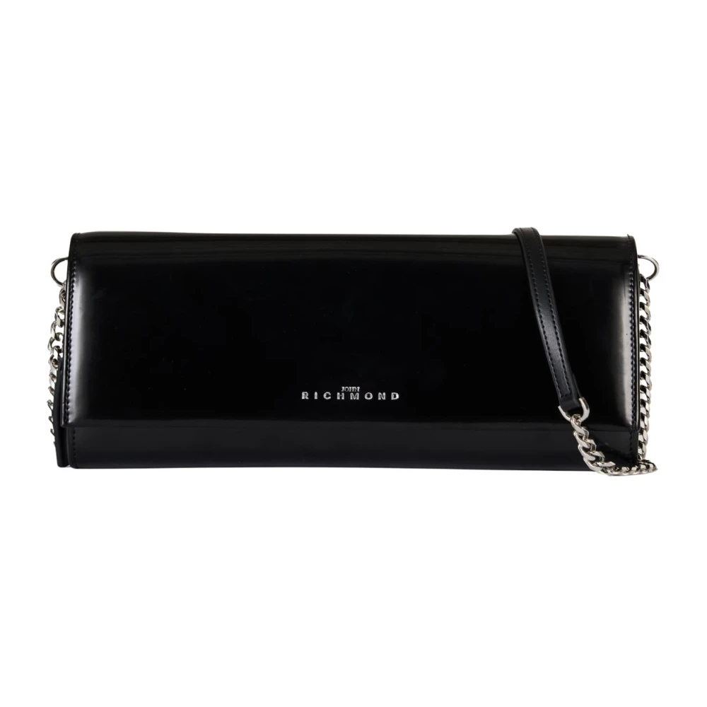 John Richmond Schoudertas met ketting schouderband Black Dames
