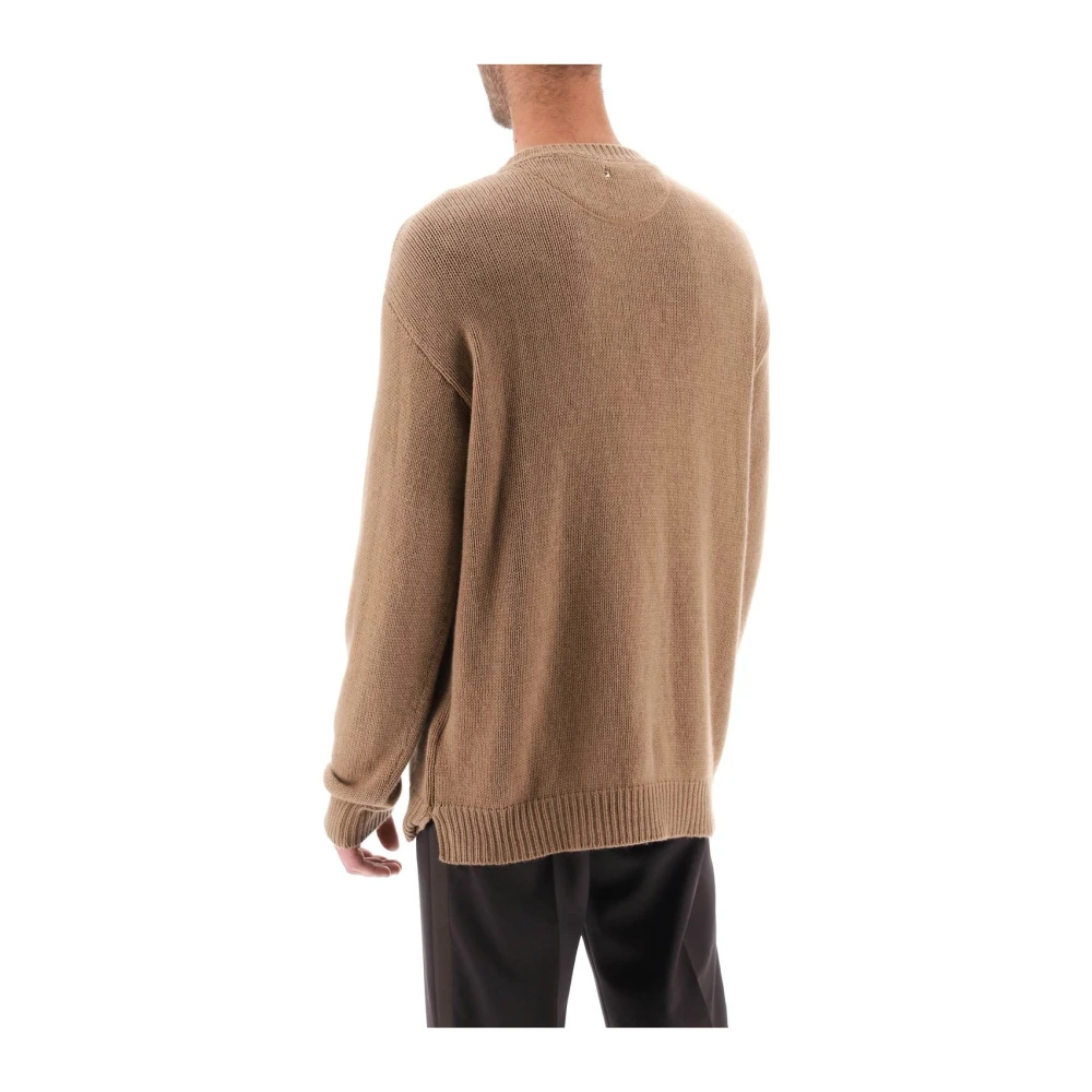 Valentino Garavani Stijlvolle Sweater Pullover voor Mannen Beige Heren
