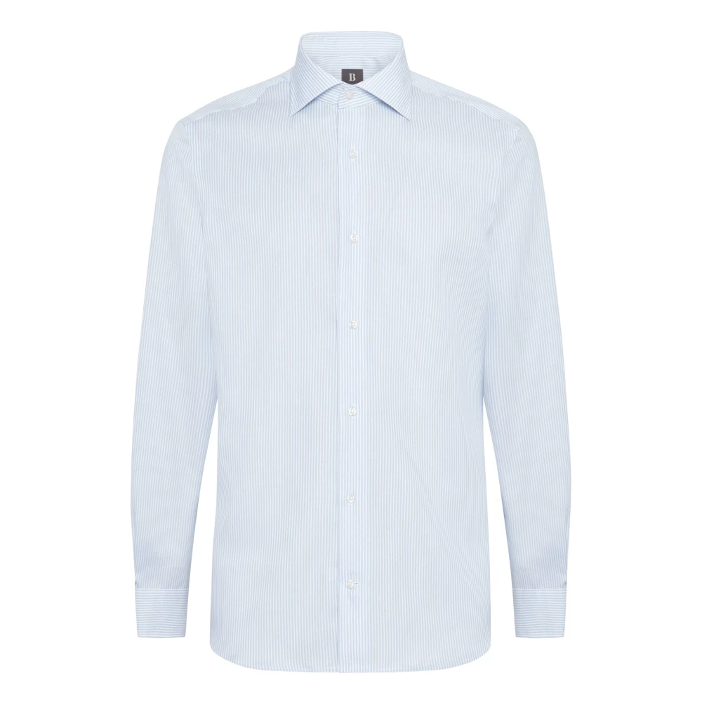 Boggi Milano Ultimate Non-Iron Shirt Blue Heren