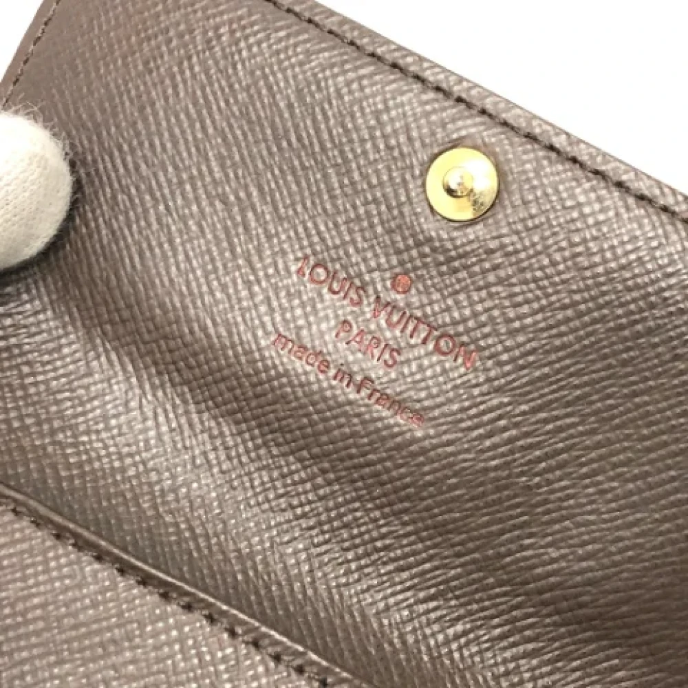Louis Vuitton Vintage Pre-owned Fabric key-holders Brown Dames