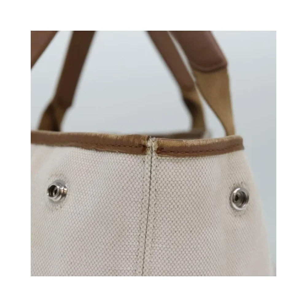 Balenciaga Vintage Pre-owned Canvas balenciaga-bags Beige Dames