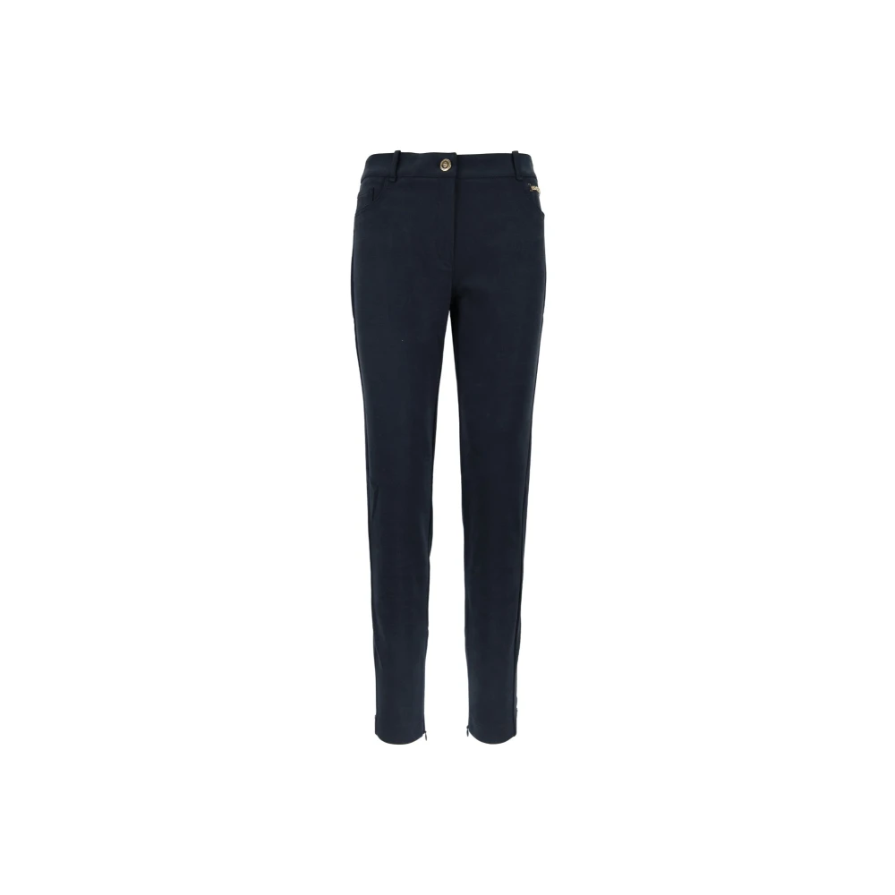 Elisabetta Franchi Damesknoopritsbroek Black Dames