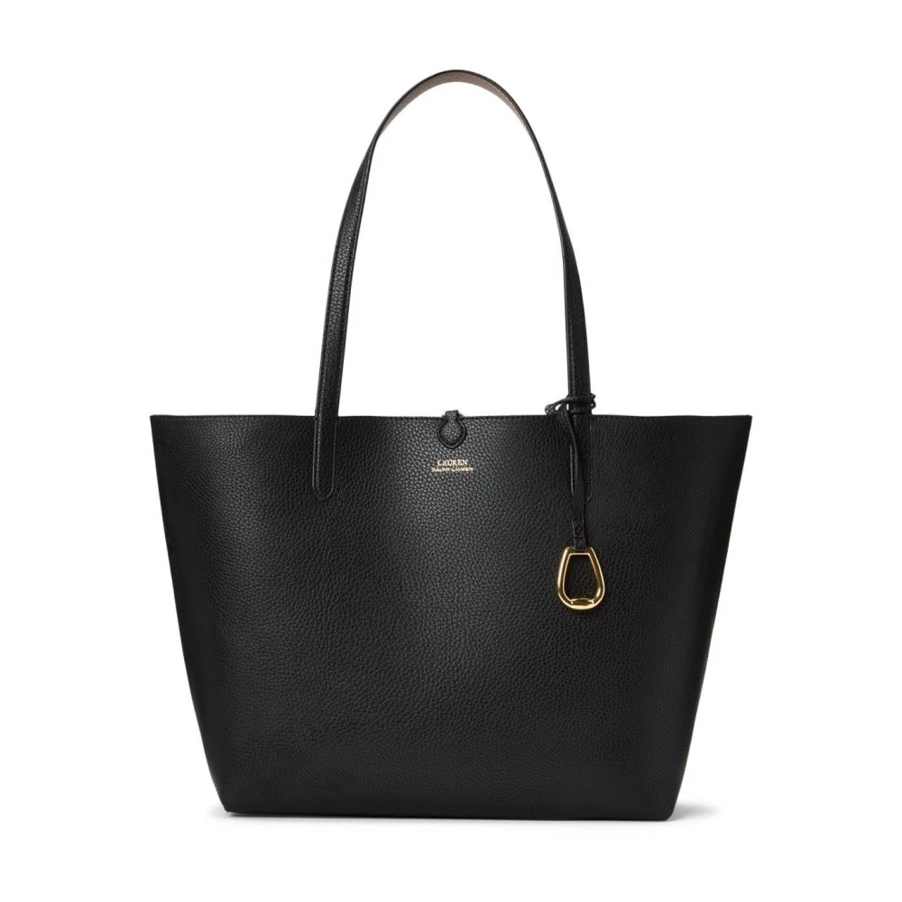 Ralph Lauren Donna Nero Borsa Tote Media