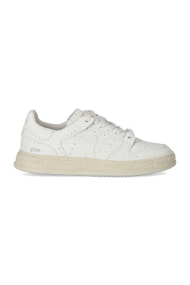 sneaker-blanche-en-cuir-avec-logo-brode