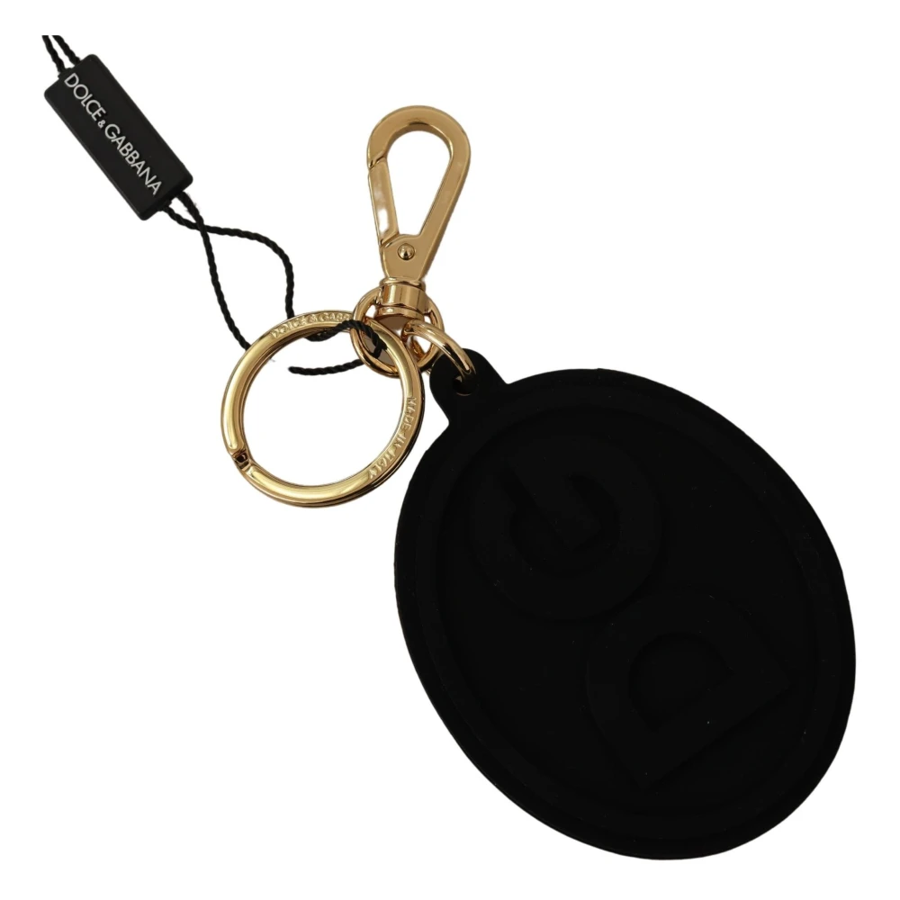 Dolce & Gabbana Uomo Nero - Portachiavi In Metallo - Stiloso E Autentico - Accessories - One Size