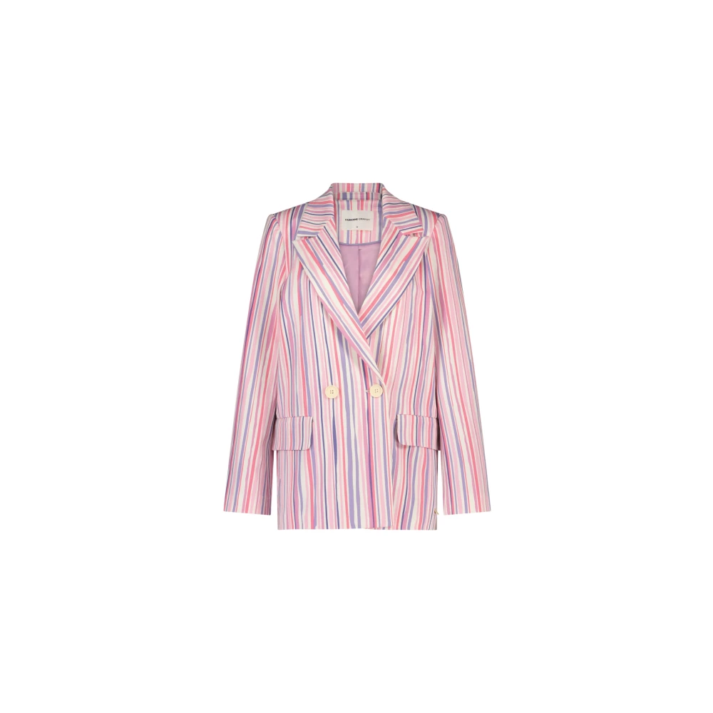 Fabienne Chapot Randig Oversized Blazer Multicolor, Dam