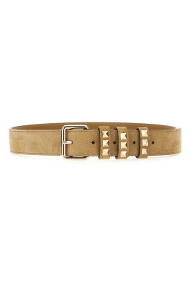 Rockstud Suede Belt