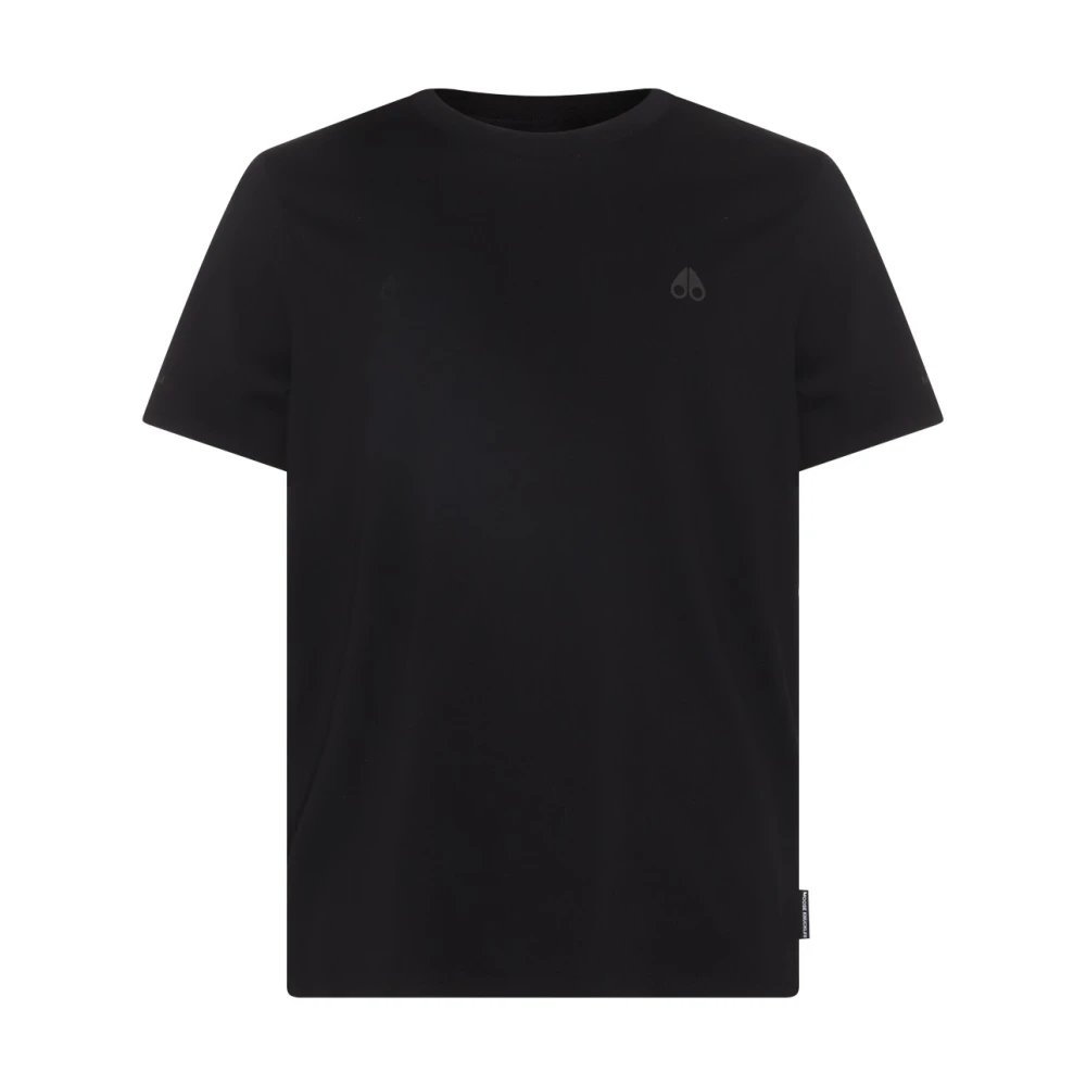 Moose Knuckles Satellite T-Shirt met Losse Pasvorm Black Heren
