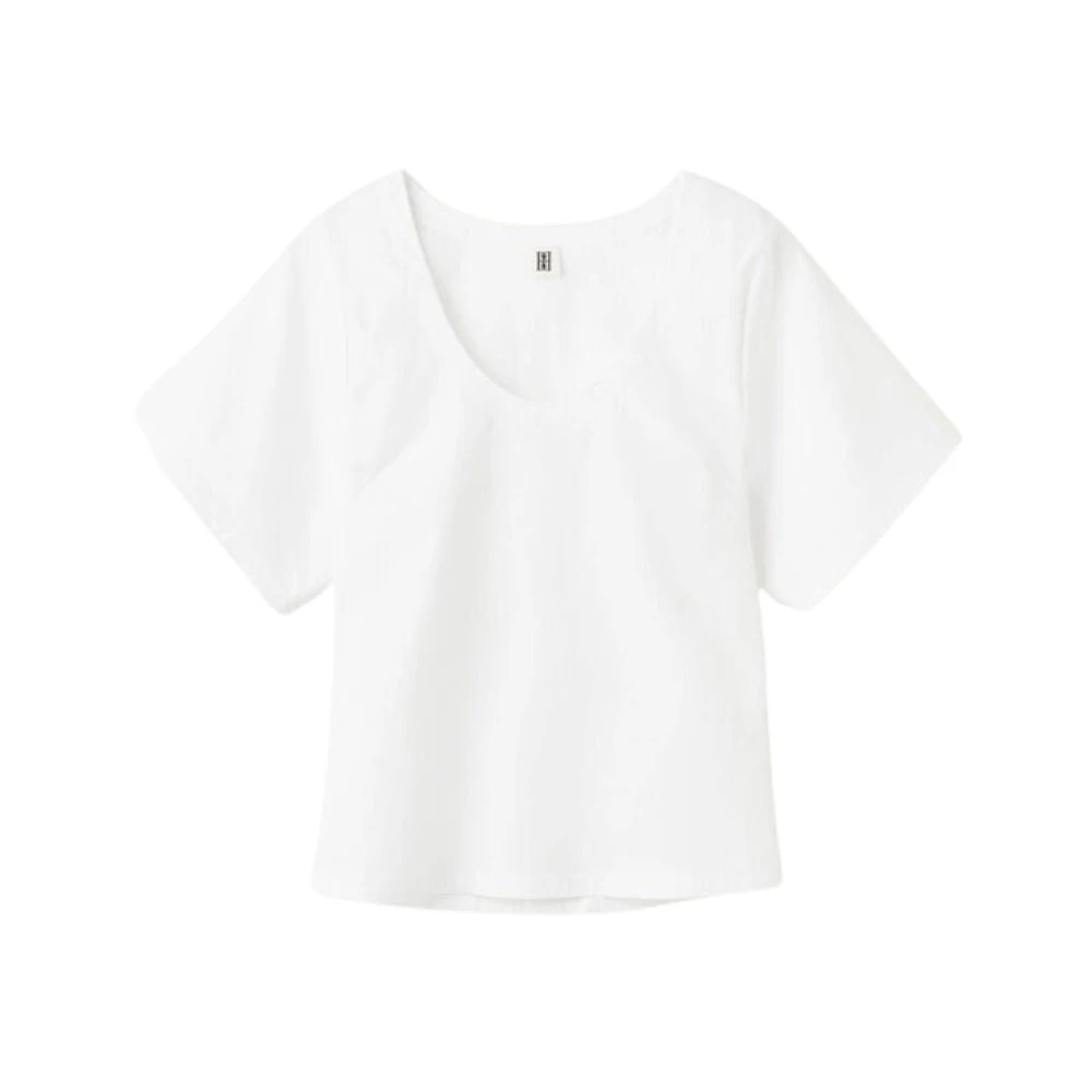 By Malene Birger Lunae Wit Shirt Top By Herenne Birger White Dames