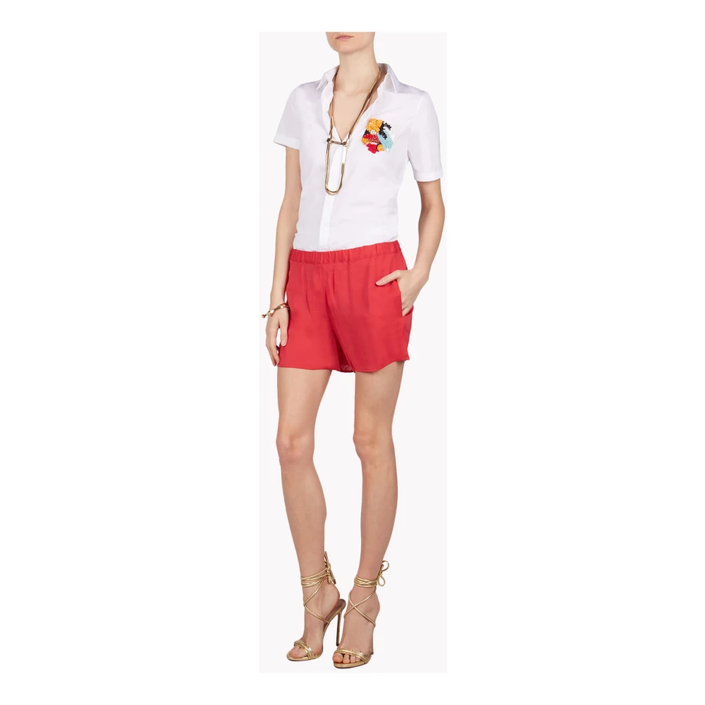 Dsquared2 Short Shorts Red Dames