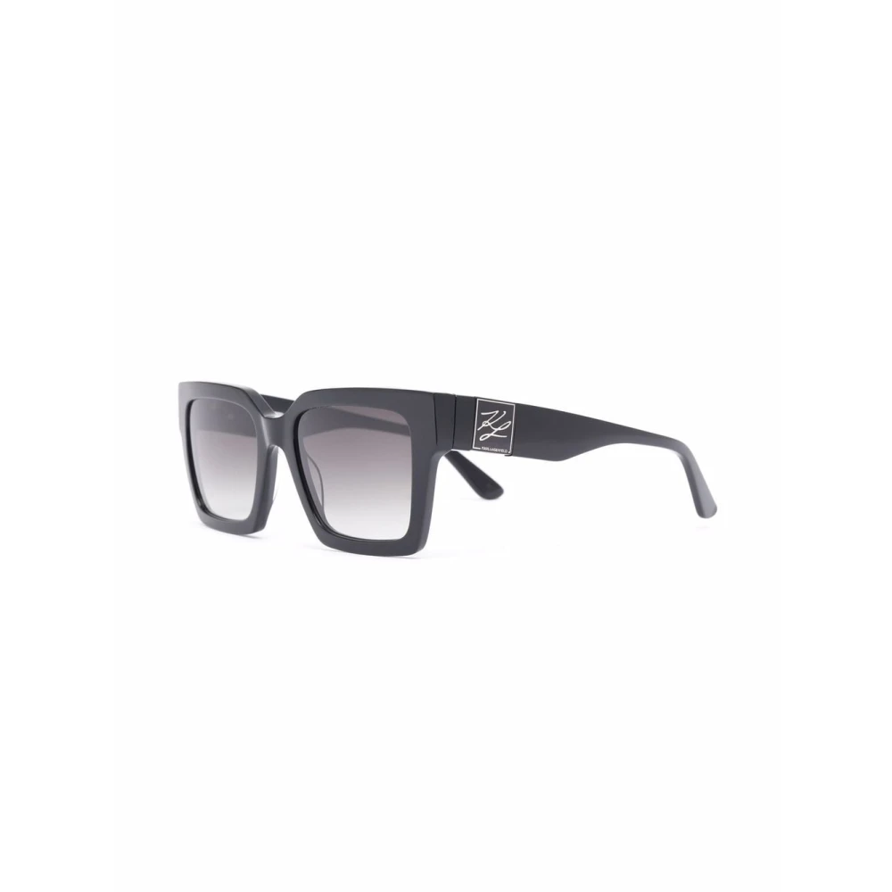 Karl Lagerfeld Kl6057S 001 Sunglasses Black Dames
