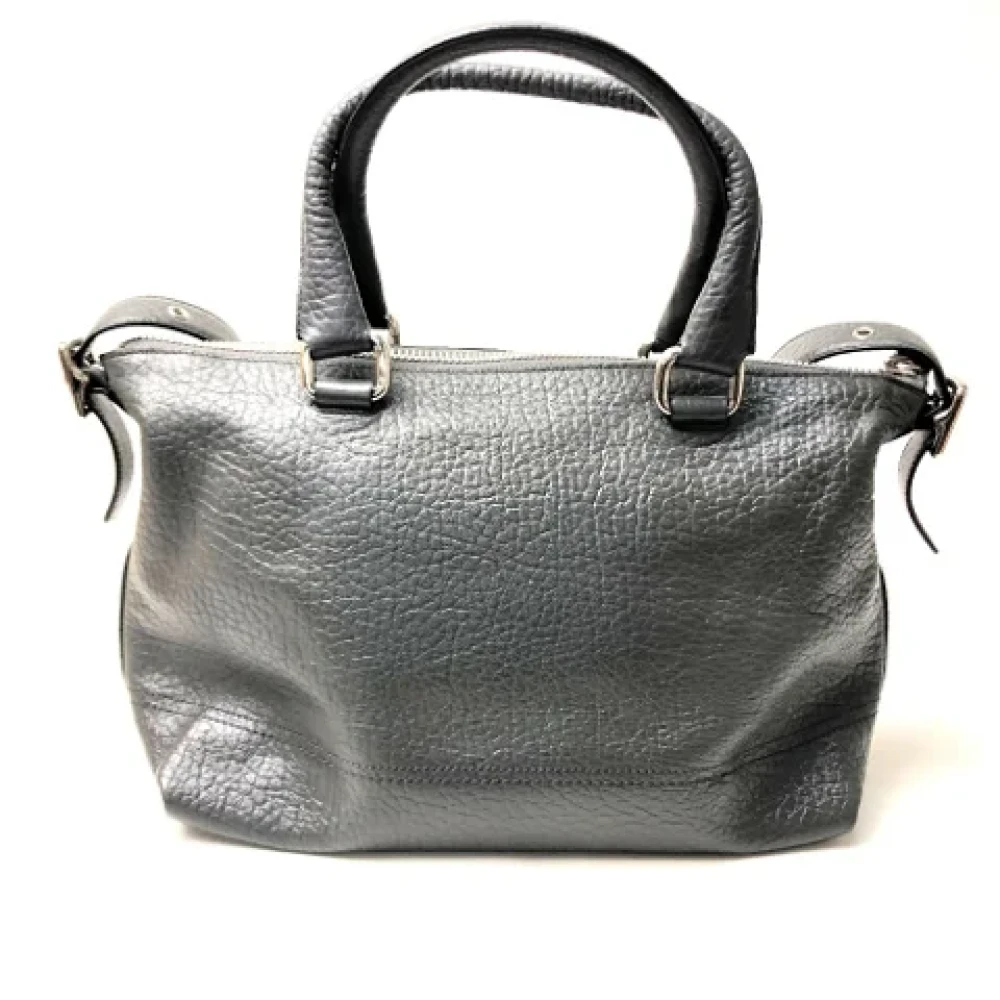 Coach Pre-owned Leather handbags Gray Dames