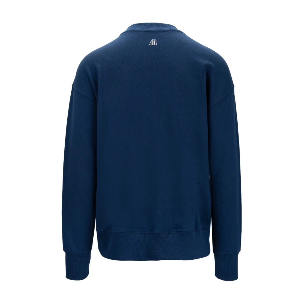 Msgm Heren Pullover Sweater Blue Heren