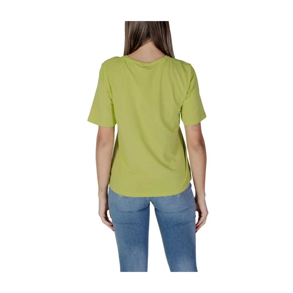 b.Young Groene Katoenen Tops & T-shirt Green Dames
