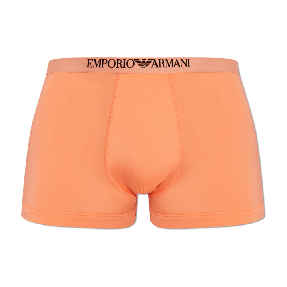 Emporio Armani Herren Orange Logo Boxers