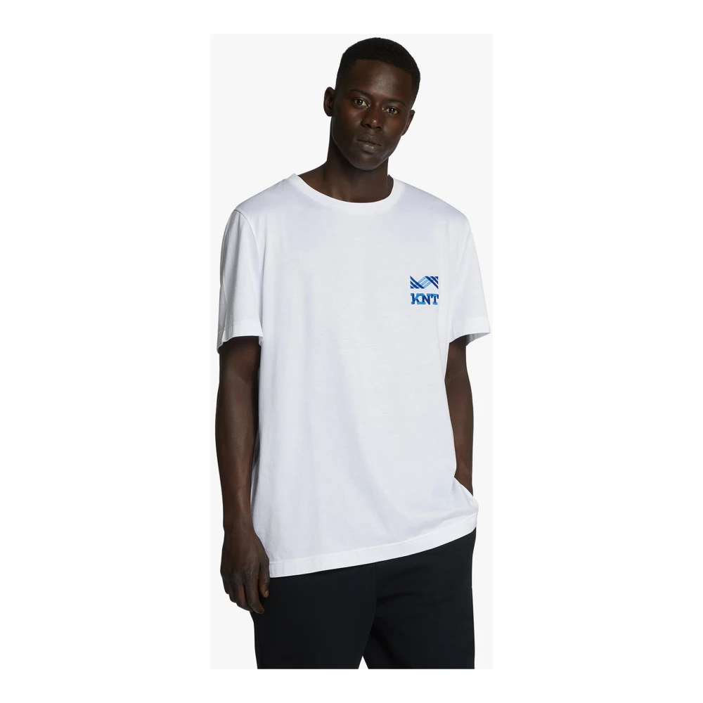 Kiton Luxe Katoenen Wit T-Shirt White Heren