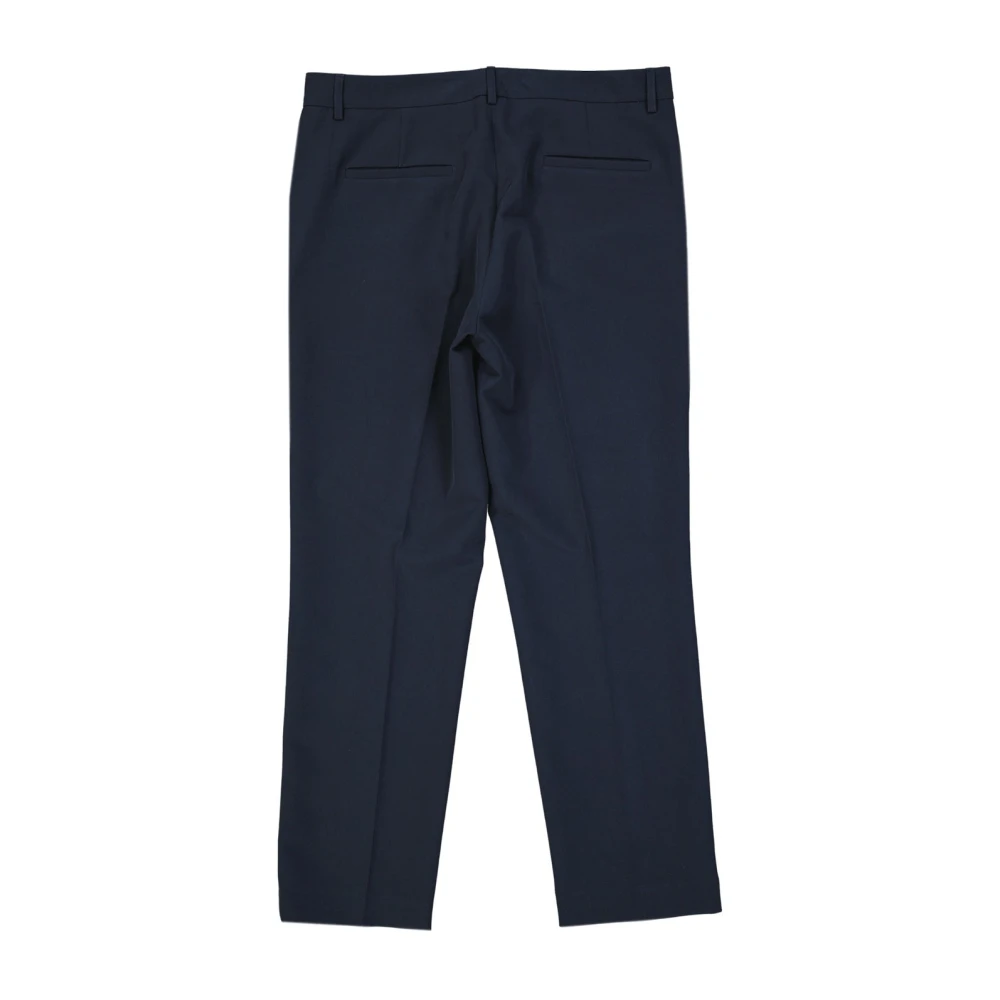 Blanca Vita Cropped Broek met Zakken en Riem Blue Dames