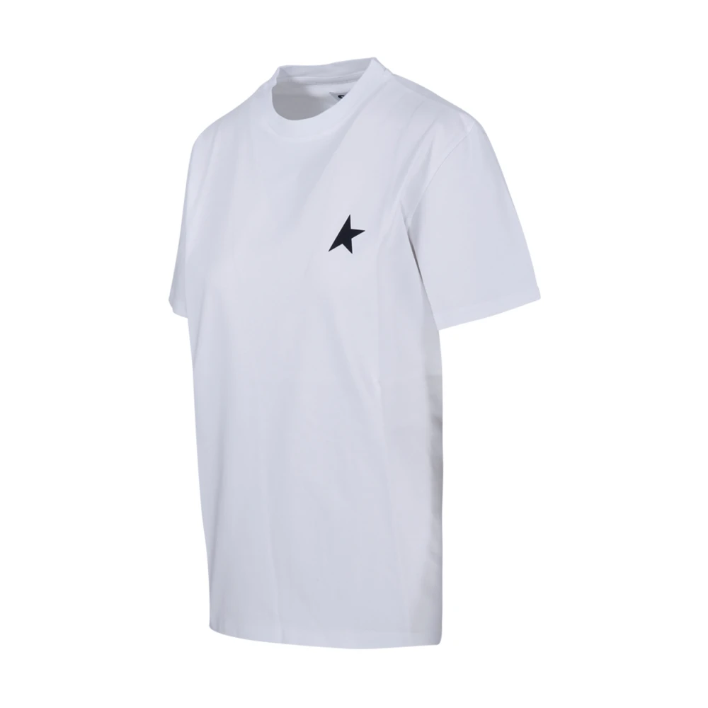 Golden Goose White Star Regular T-Shirt White Dames
