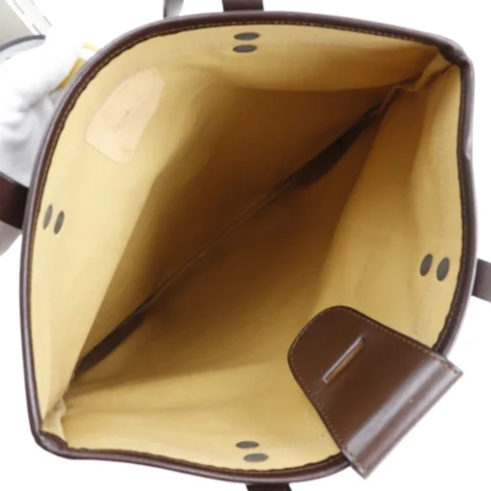 Celine Vintage Pre-owned Canvas shoulder-bags Brown Dames