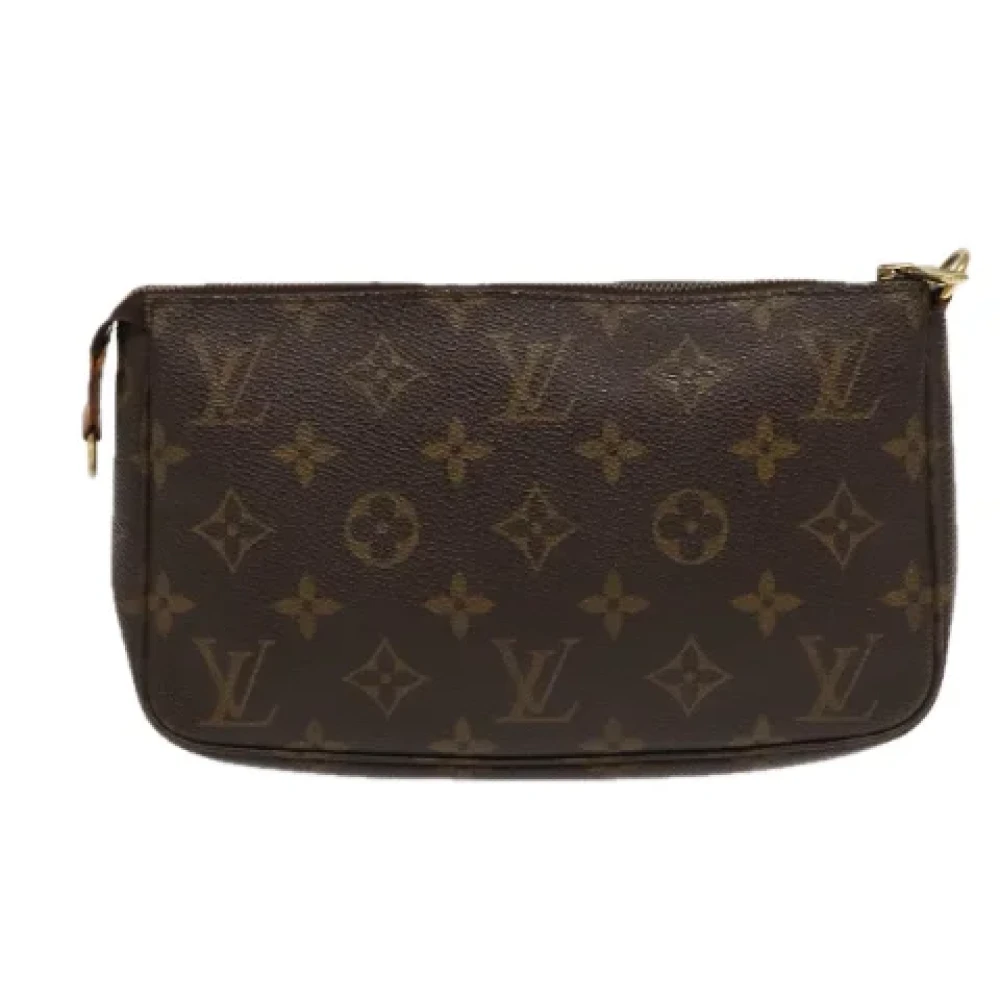 Louis Vuitton Vintage Pre-owned Canvas pouches Brown Dames
