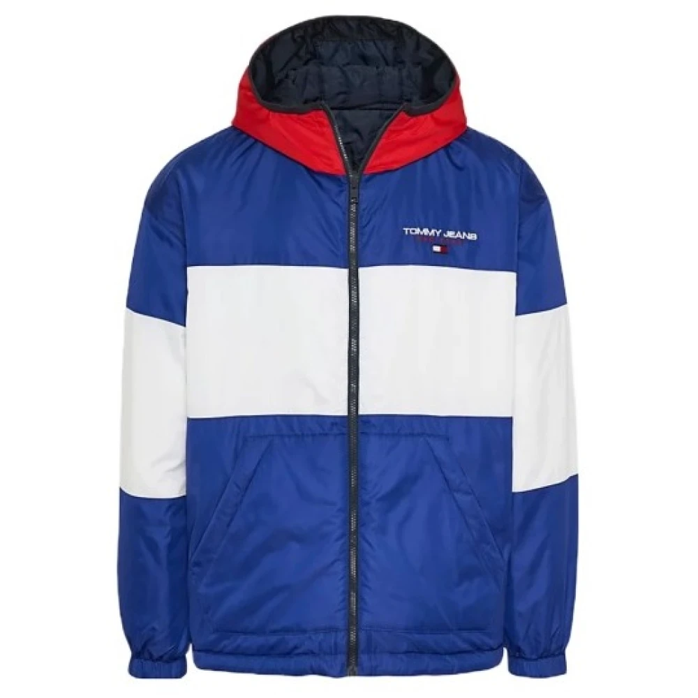 Tommy Hilfiger Herr Tjm Vändbar Vadderad Jacka Tommy Jeans Blue, Herr