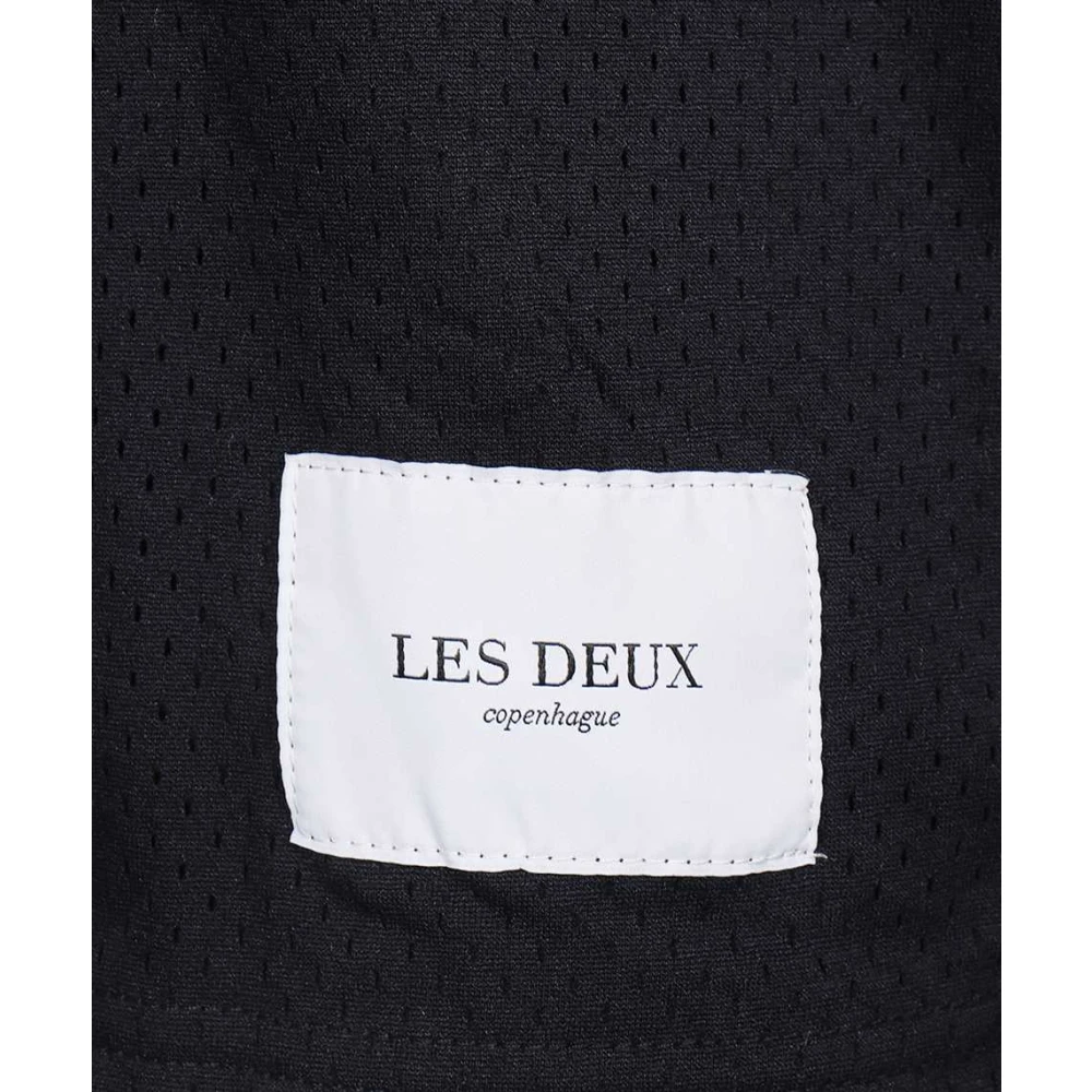 Les Deux Sportieve Tanktop met Contrasterende Randen Blue Heren