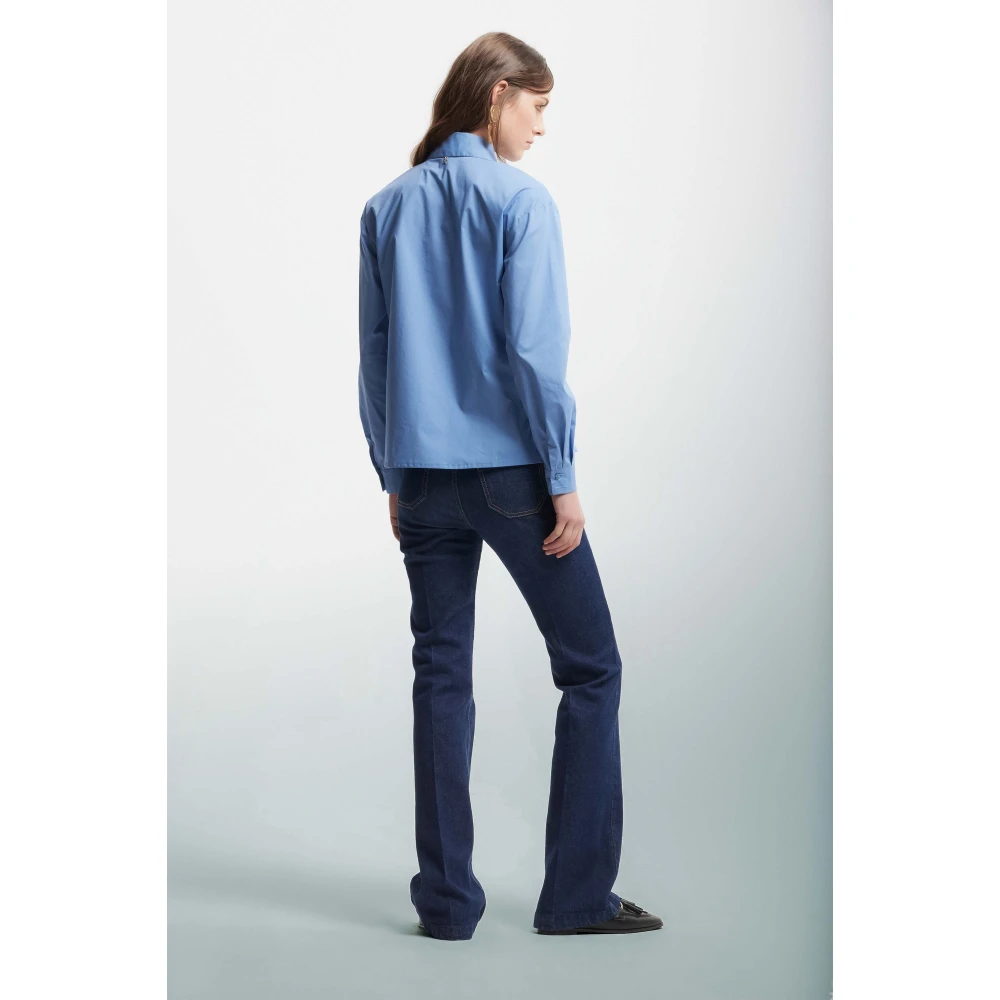 Kocca Slim Fit Straight Leg Denim Jeans Blue Dames