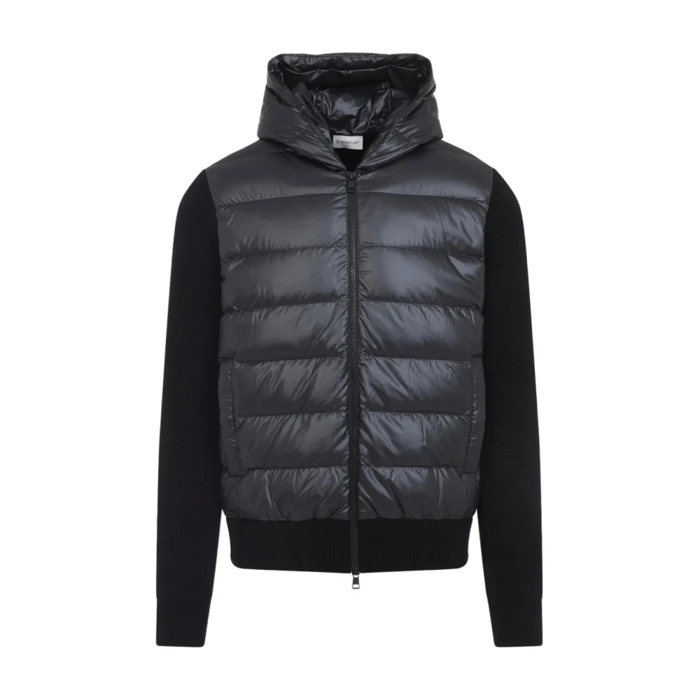 Moncler Cardigan - Male - Winter Jackets - Black - M - Jackets