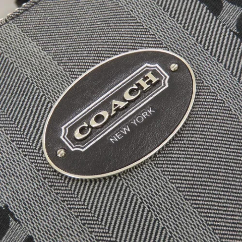 Coach Pre-owned Canvas handbags Black Dames