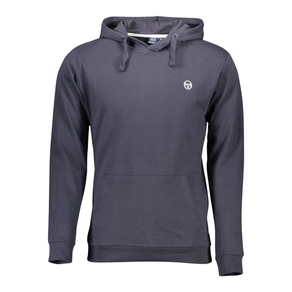 Sergio Tacchini Blauw sweatshirt met capuchon en borduursel Blue Heren