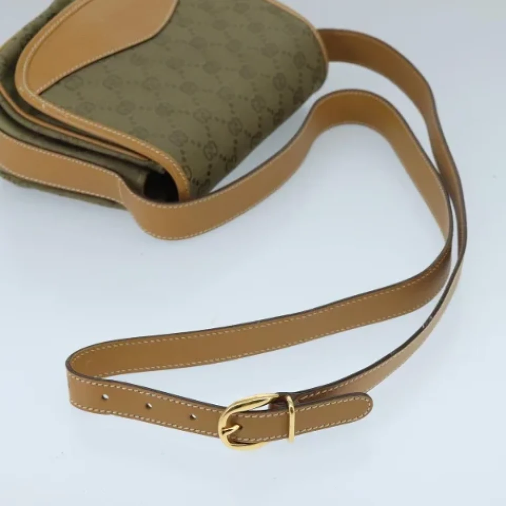 Gucci Vintage Pre-owned Canvas gucci-bags Beige Dames