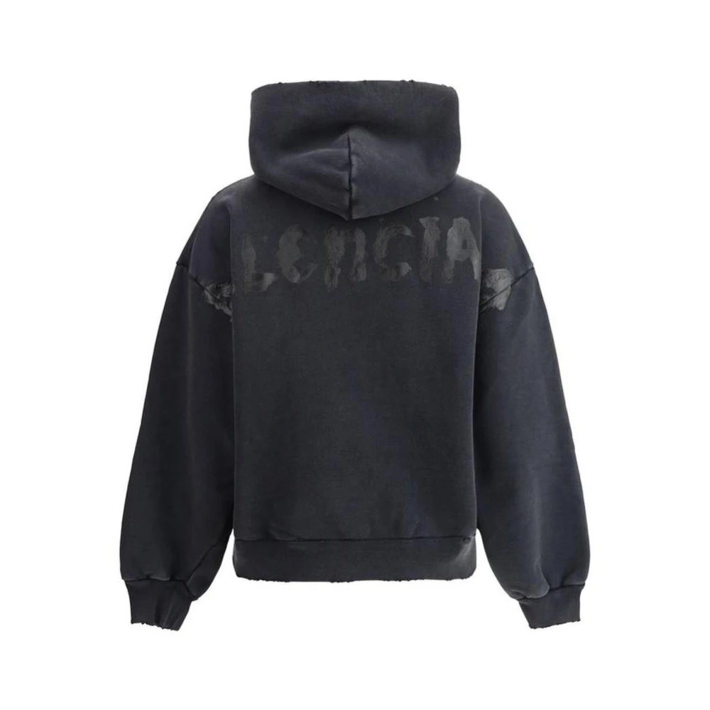 Balenciaga Vintage Zip-Up Hoodie Black Dames