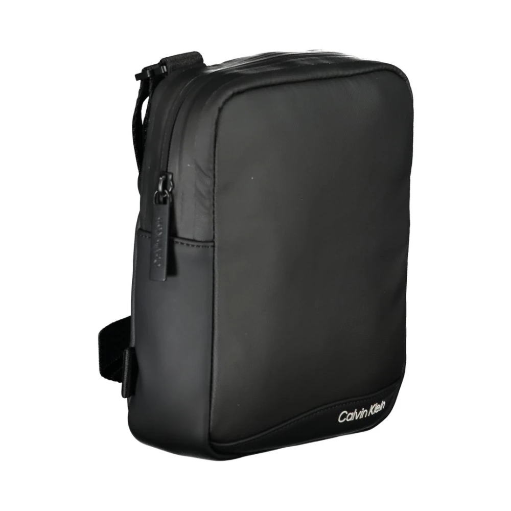 Calvin Klein Zwarte schoudertas van gerecycled polyester Black Heren