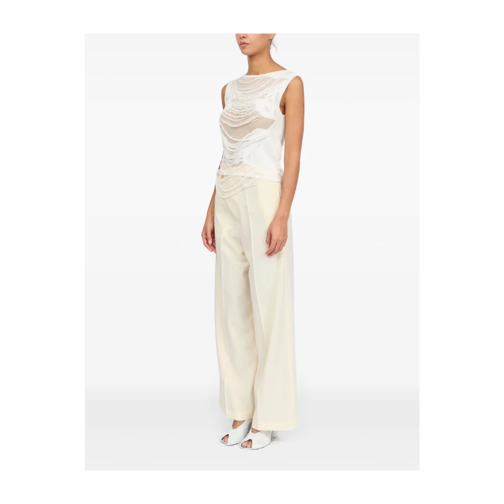 MM6 Maison Margiela Witte Top voor Vrouwen White Dames