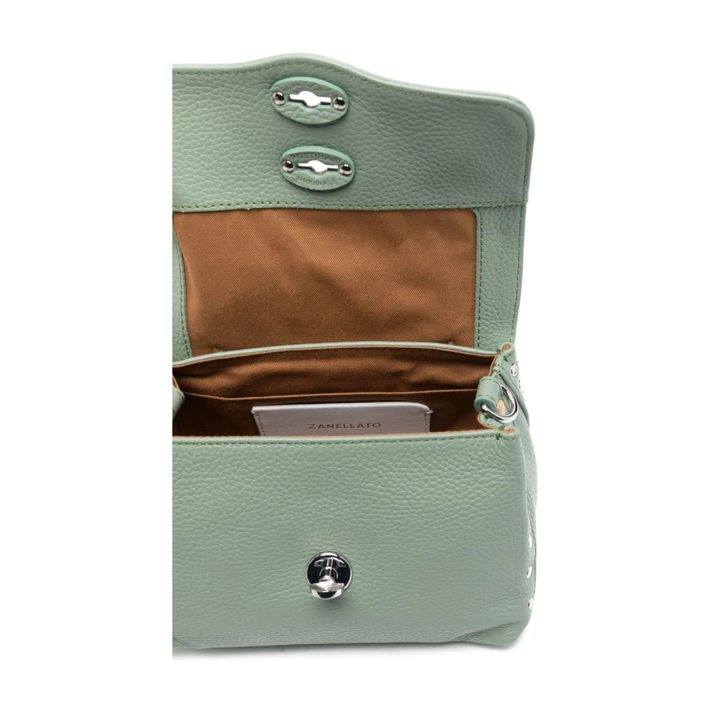 Zanellato Groene Twist-Lock Schoudertas Green Dames