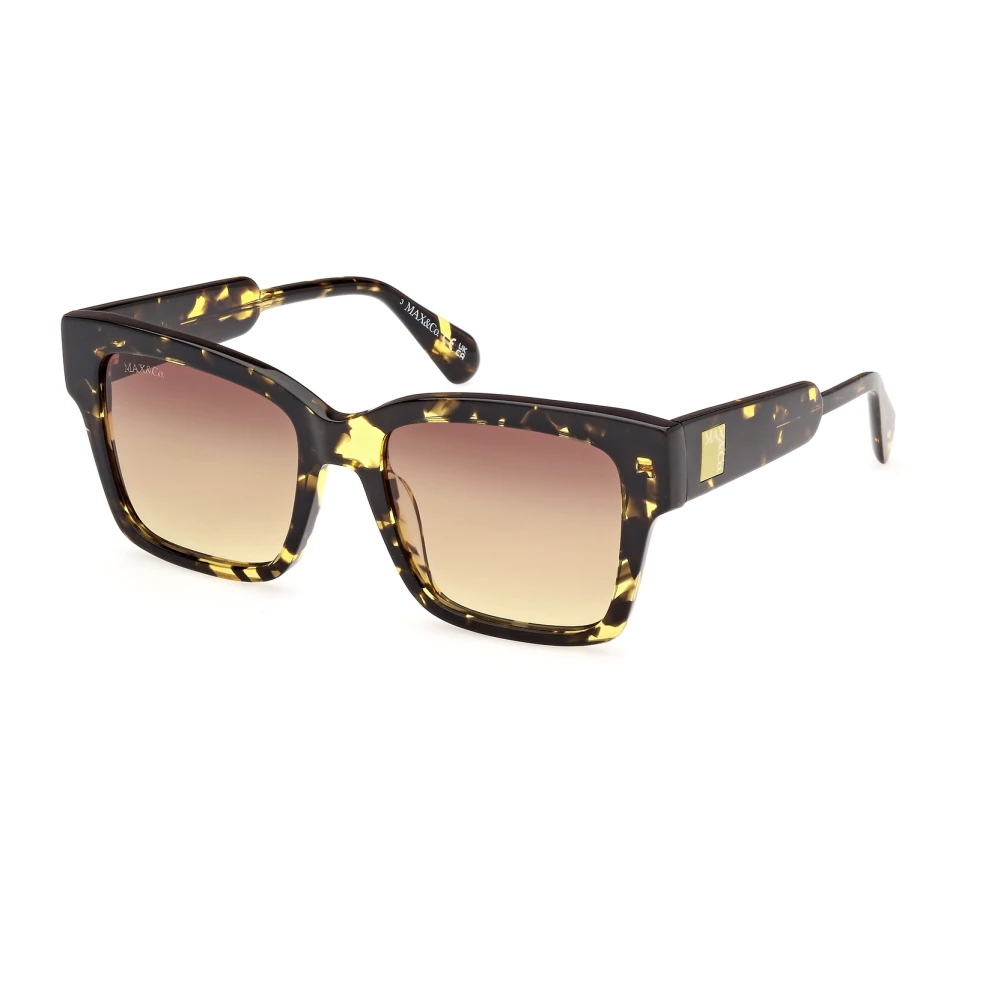 Max & Co Multicolor Sunglasses, Female, 52 Mm, Sunglasses Mo0094 In Color 55F