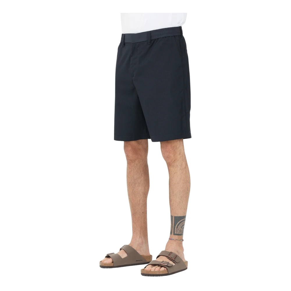 Armani Exchange Eenvoudige en functionele blauwe herenshorts Blue Heren