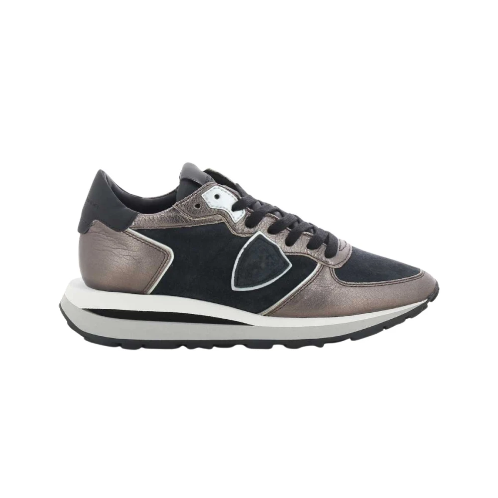 Philippe Model Bronze High-Top Sneakers Tropez Haute Dames Schoenen Veelkleurig Multicolor