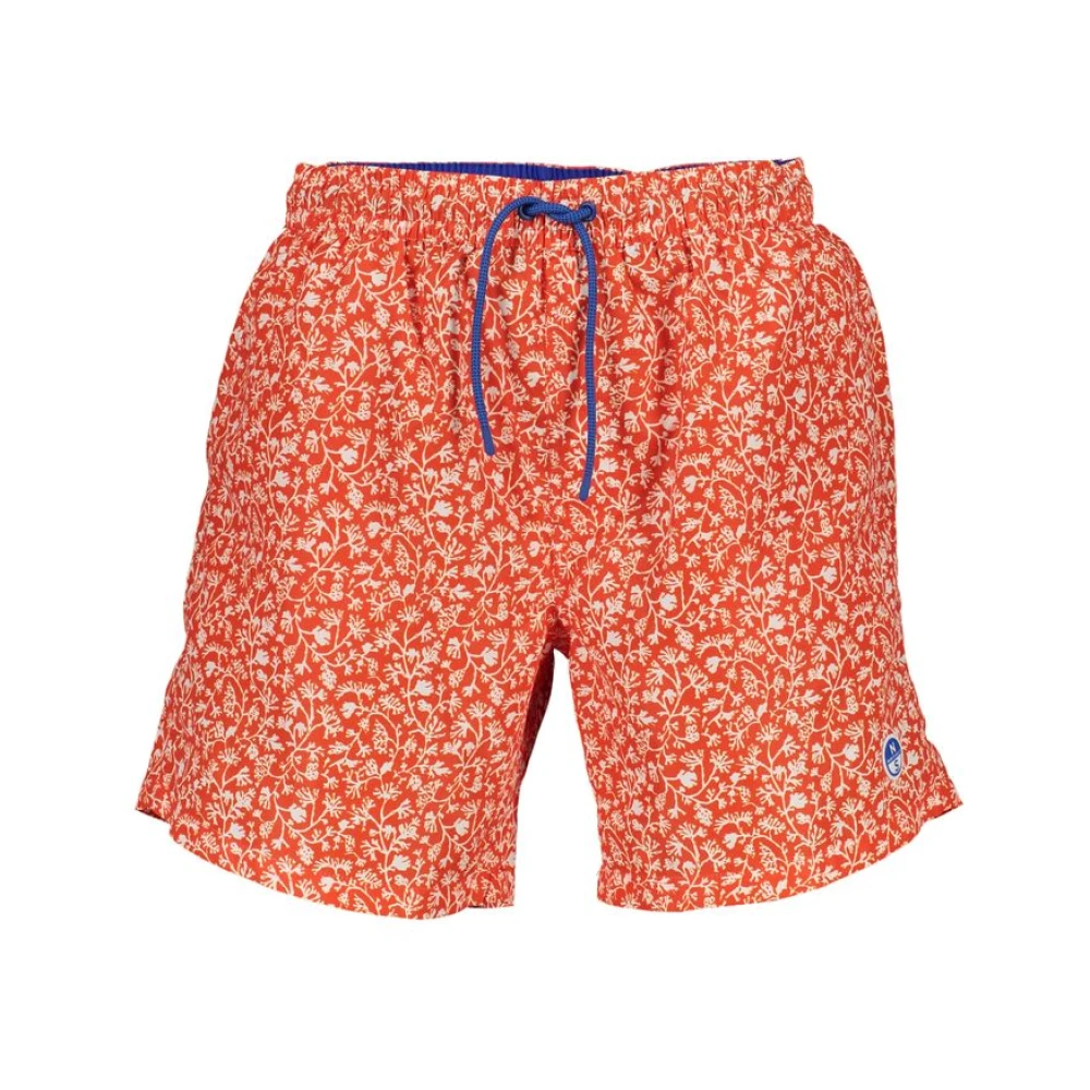 North Sails Red Denim Shorts - Male - Beachwear - 2XL - Swimwear